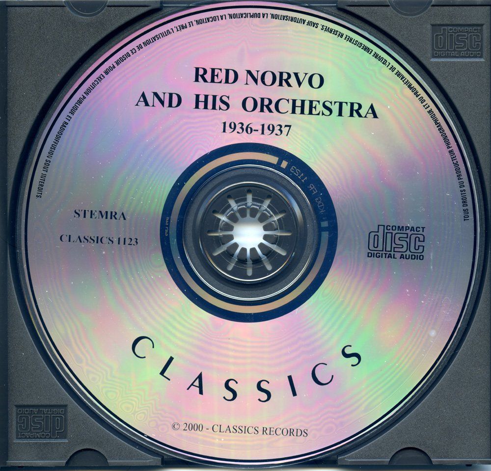 CD: Jazz-CD: Red Norvo 1936 - 1937  (Classics) – Usato da Hochfelden venduto da mue_lhm9 2