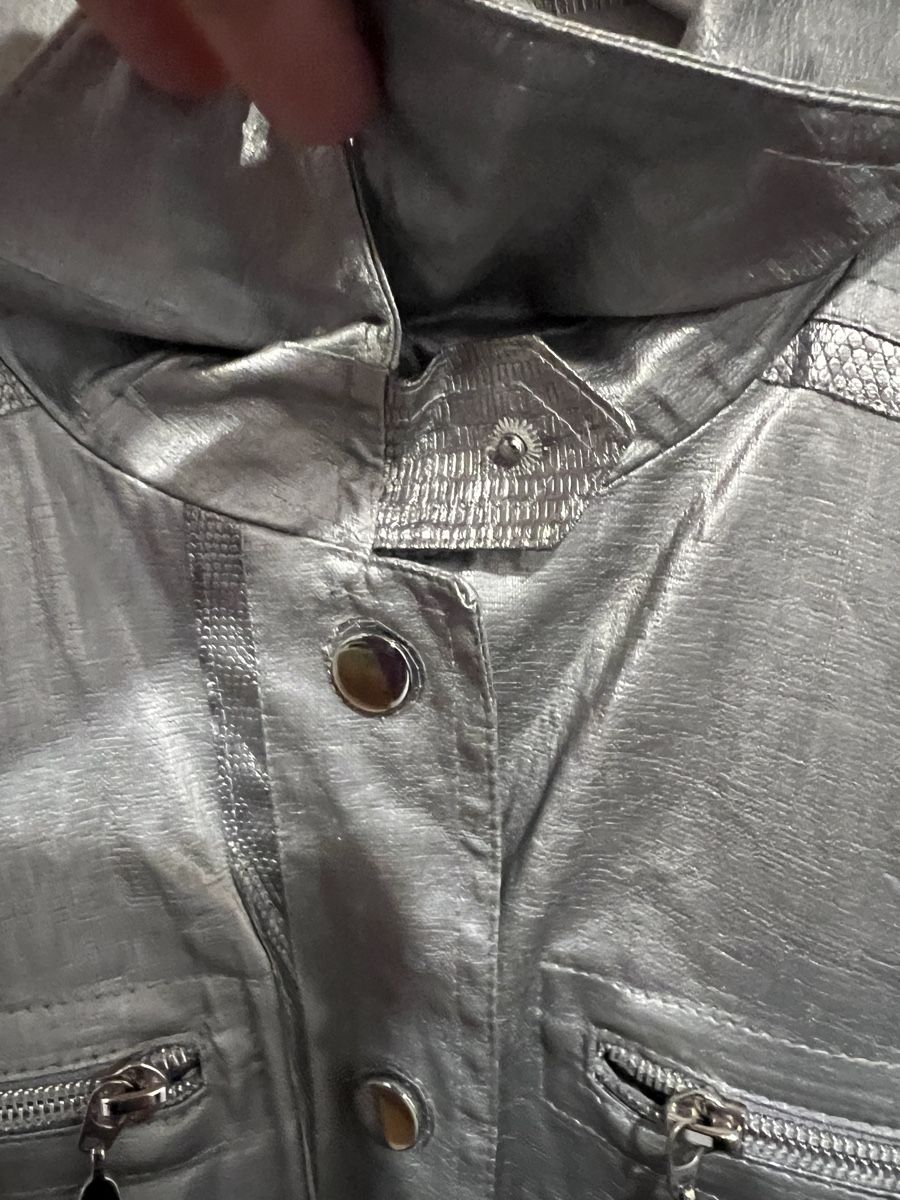 Basler Giacche: Basler Gr. 40 - silber Jacke - tolle Applikationen – Usato da Bonaduz venduto da Malves10 1