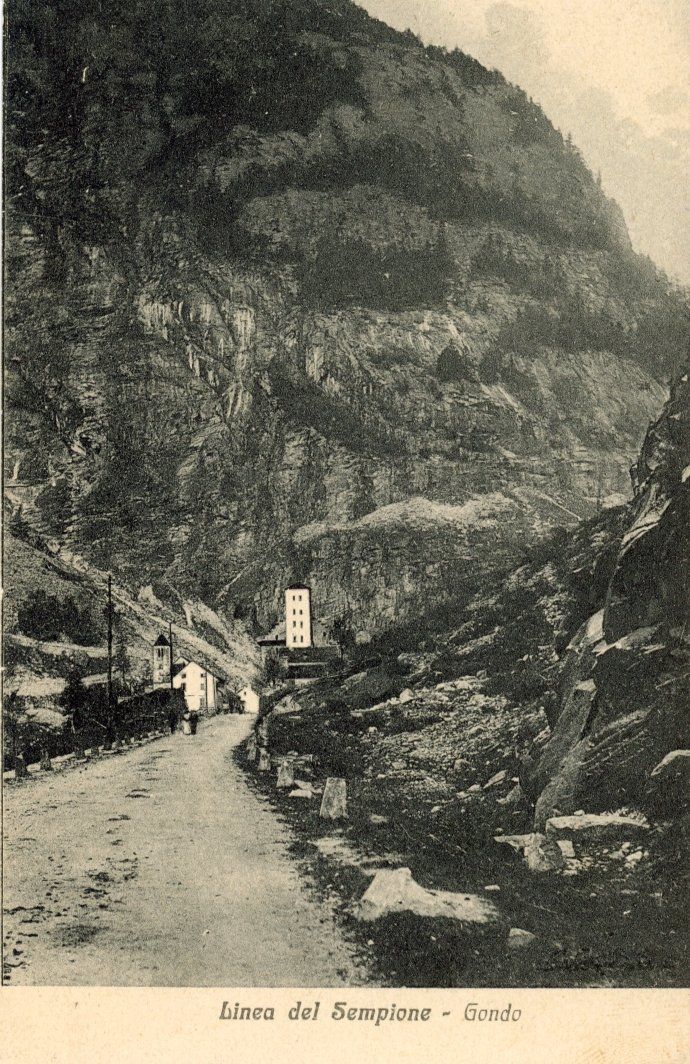 Cartoline postali: Gondo   VS    -   5  diverse Ansichtskarten – Usato da Brig venduto da Valcards54