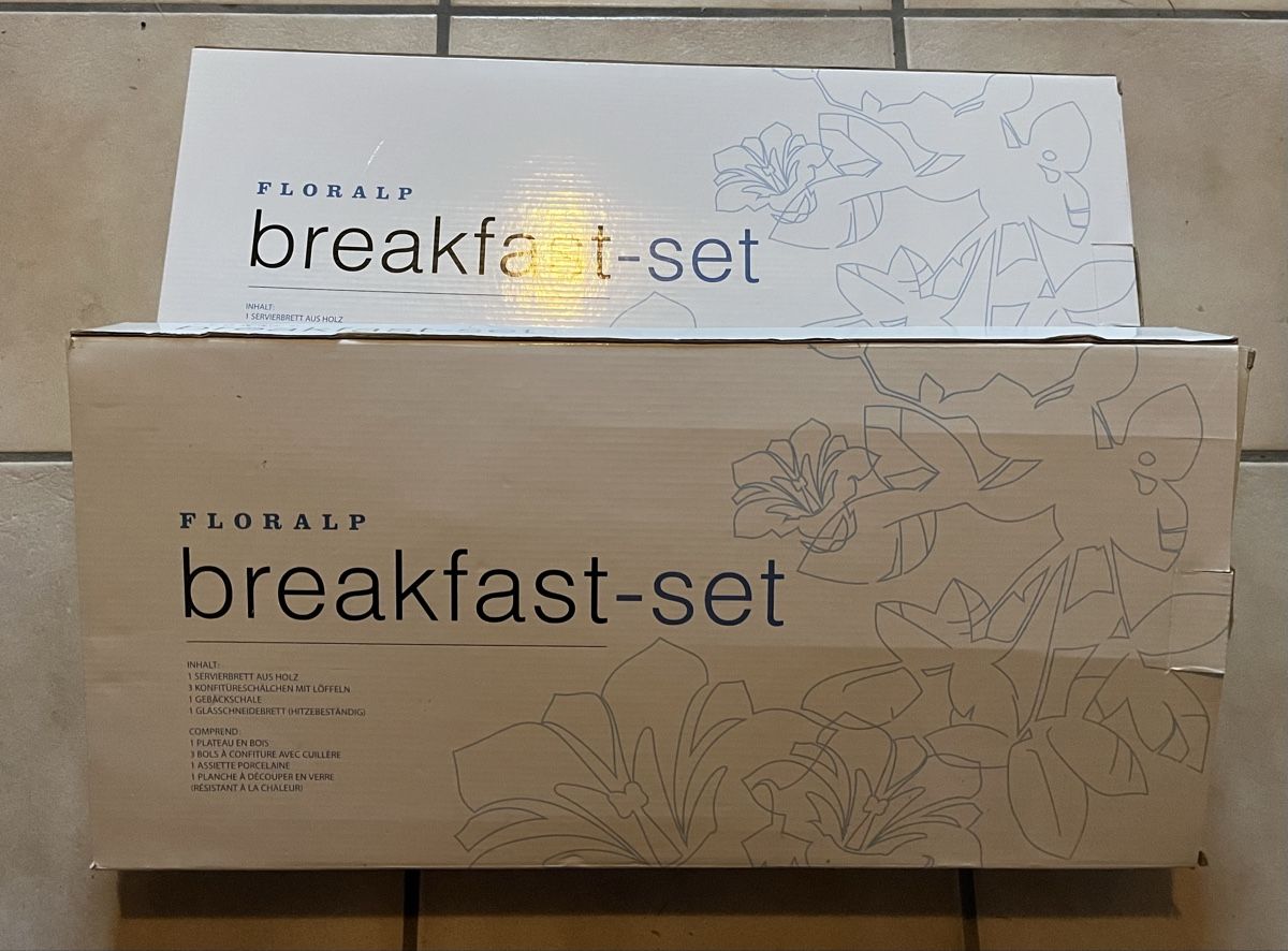 Contenitori & Simili: 2x FLORALP breakfast-set – Nuovo e nell'imballaggio originale da Glarus venduto da chr_s287 2