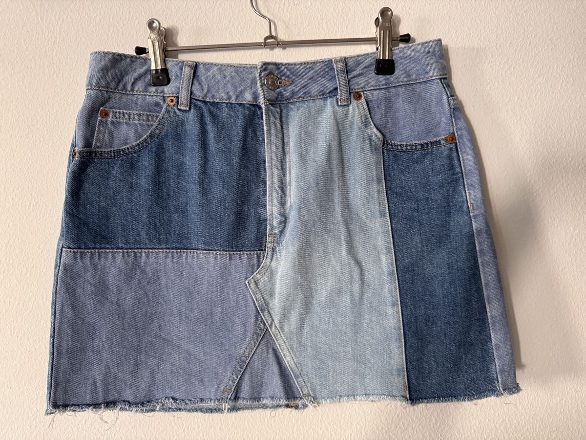 Topshop Gonne: Patchwork Jeansjupe von Topshop Moto Grösse 40 – Usato da Zürich venduto da bergi777