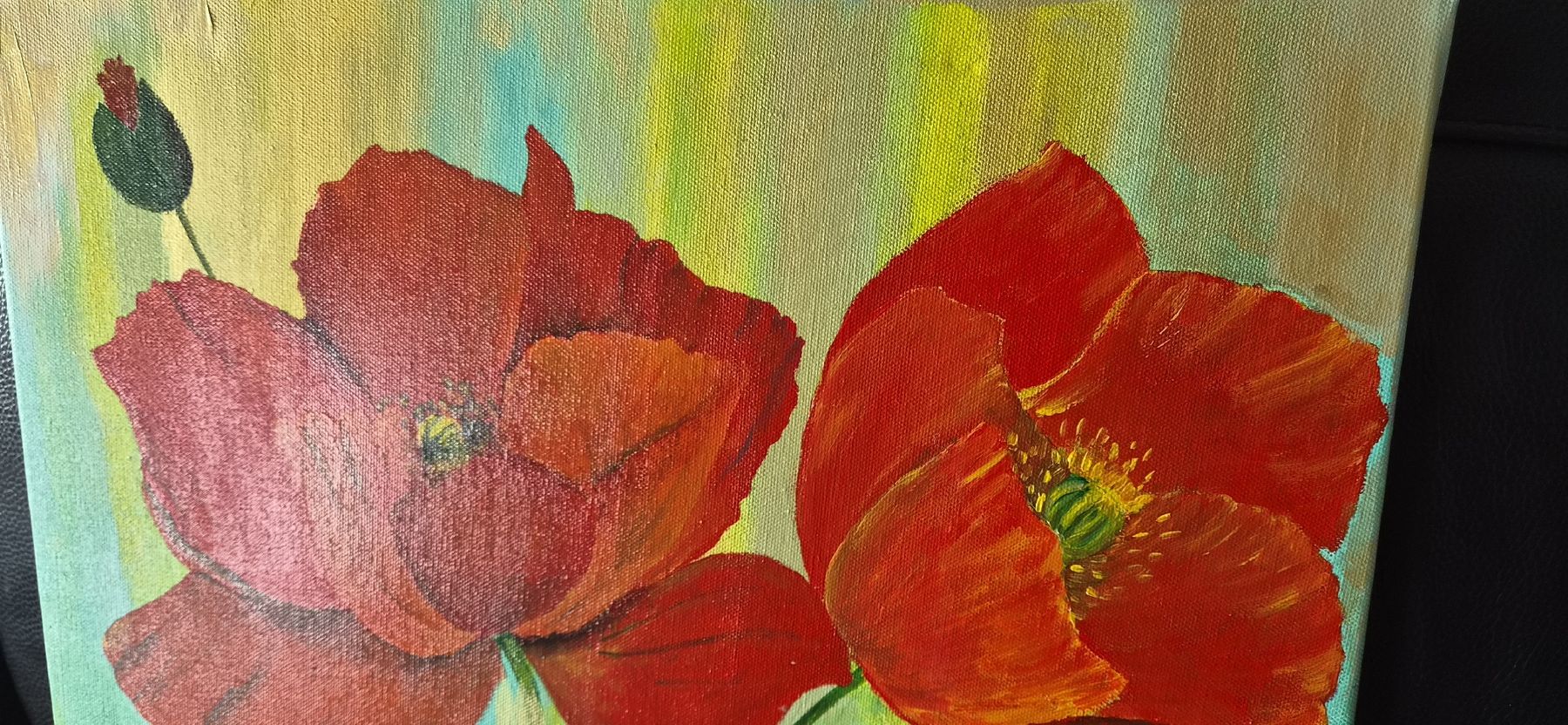 Tableaux: Poppy abstract – D'occasion à Ebikon par vij_fg72 3