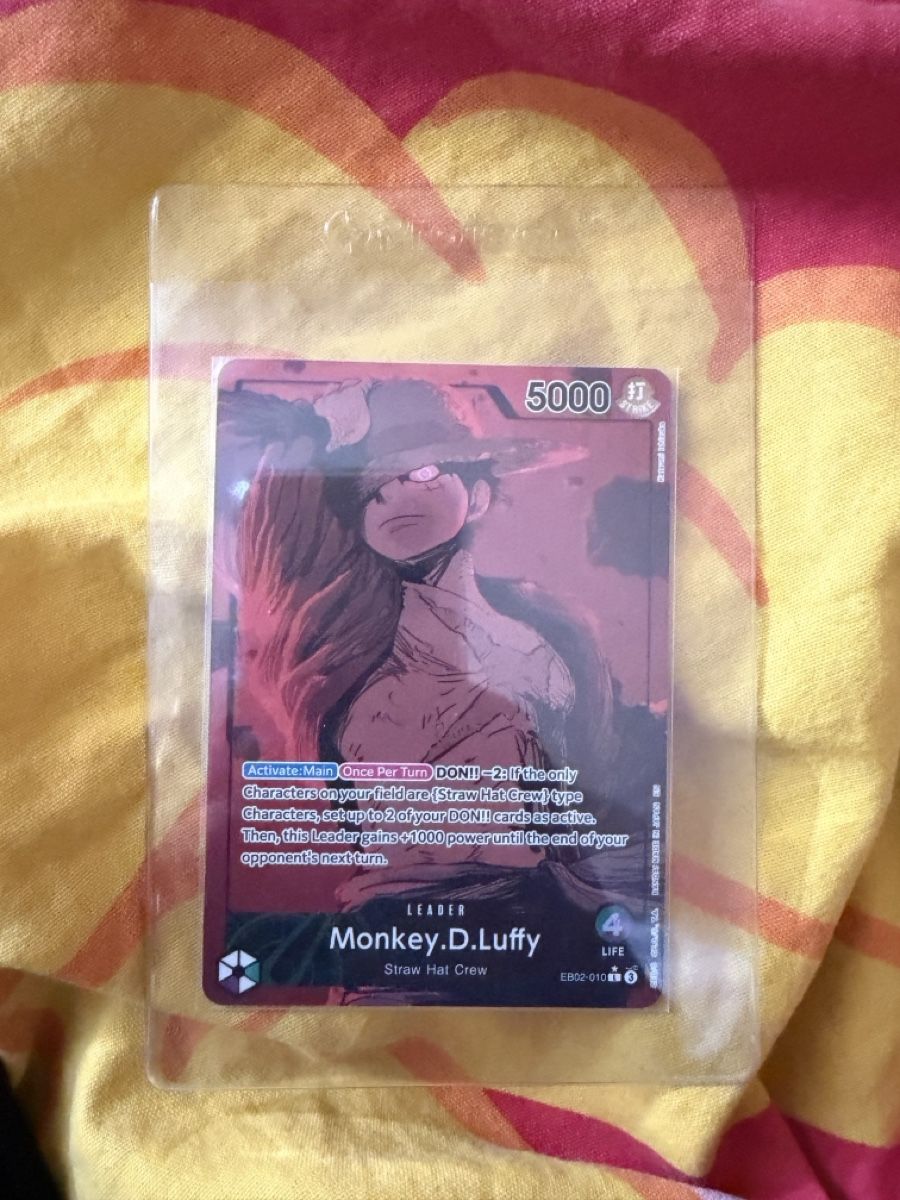 Bandai Sammelbilder & Trading cards: One Piece Monkey D. Luffy EB02 Leader – Neu (gemäss Beschreibung) aus Ostermundigen von AF1Warehouse1