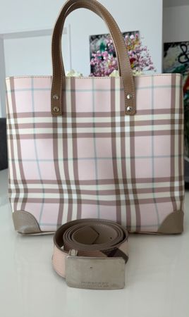 Burberry Nova Check Tasche und Gürtel – einzeln oder zusamme