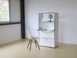USM Highboard in Reinweiss, Lieferung & Umbau möglich