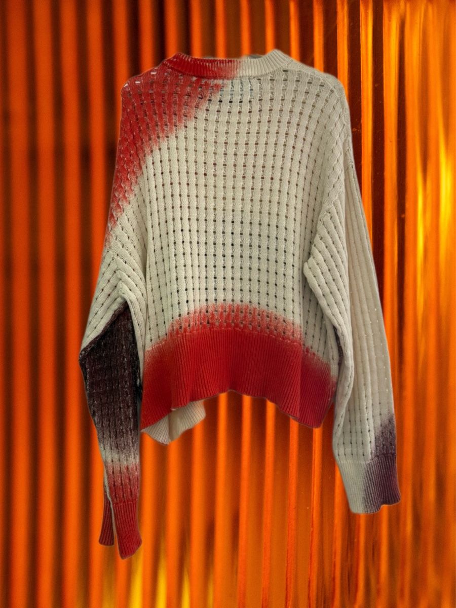 Pullover & Sweatshirts: Pullover Coldculture Strick Rot Weiss Grösse M – Neu (gemäss Beschreibung) aus Wattwil von pho_d6mm 2