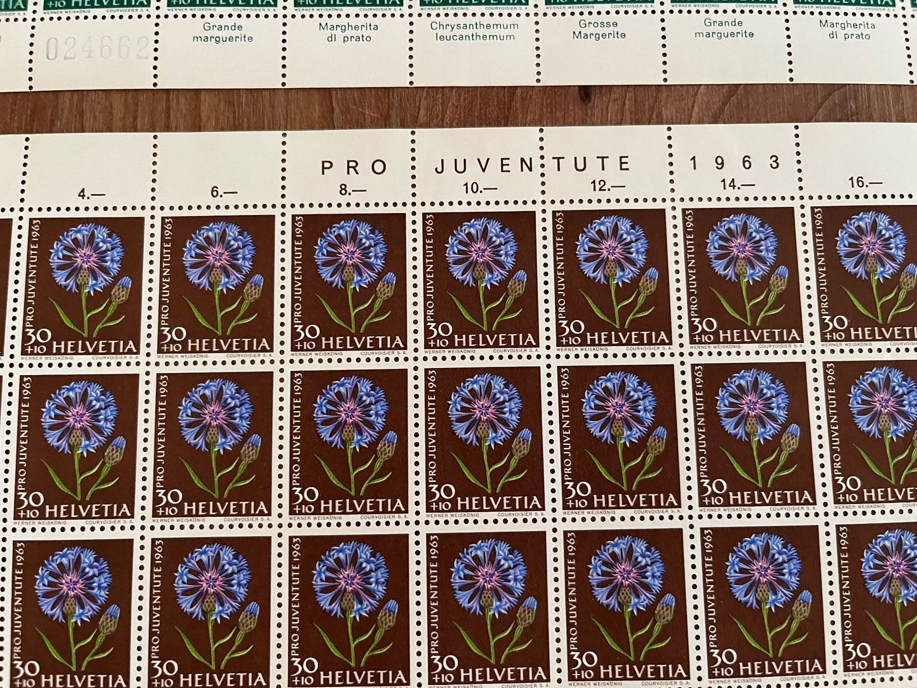 Tutti i francobolli: Pro Juventute Briefmarken postfrisch 1963** kpl – Nuovo (secondo la descrizione) da Zürich venduto da Wubayrot 4