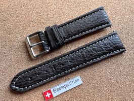 22mm Uhrenarmband, Leder, Haifisch,  Uhrenband