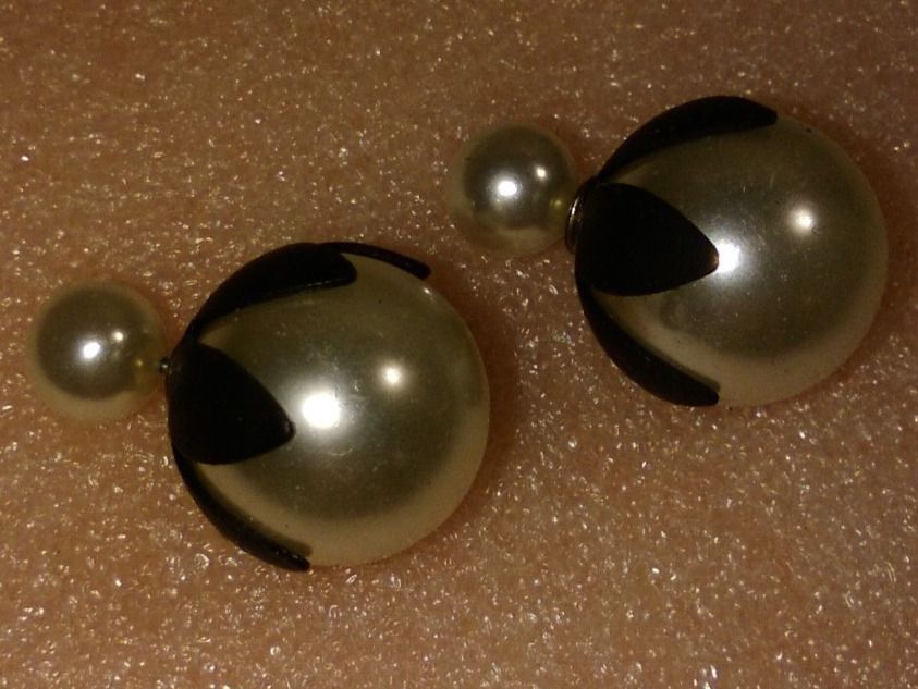 Orecchini pendenti & Orecchini a lobo: ohrringe modeschmuck mit kunstliche perlen – Nuovo (secondo la descrizione) da Basel venduto da bijoutrie_4 4
