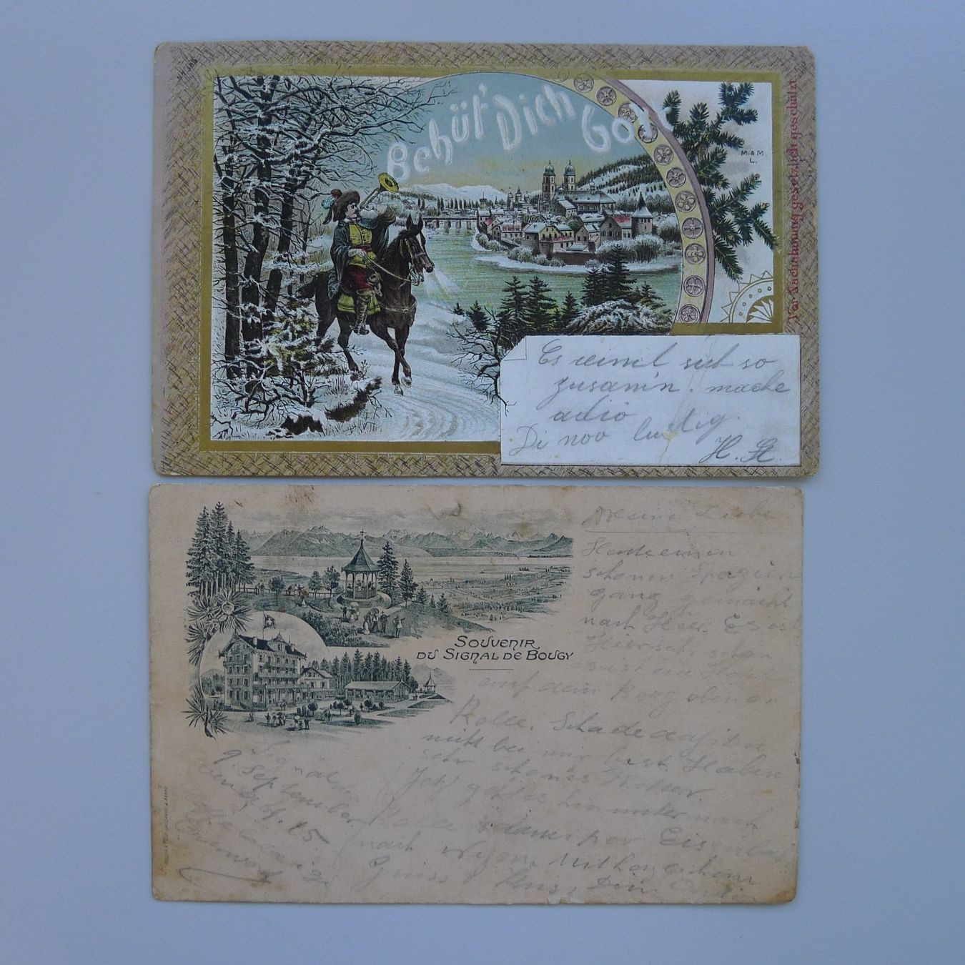 Cartoline postali: Sammlung ANSICHTSKARTEN etwas LITHO, total 53 Stück. – Usato da Sursee venduto da Luzernerraute 5