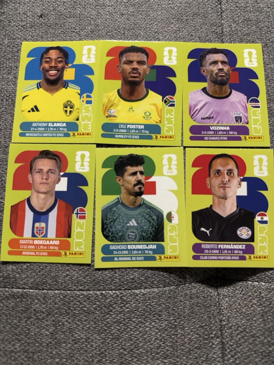 Panini Carte collezionabili: FIFA panini Sammelkarten 6 Stk. – Nuovo (secondo la descrizione) da Brugg AG venduto da bbc_cwk7
