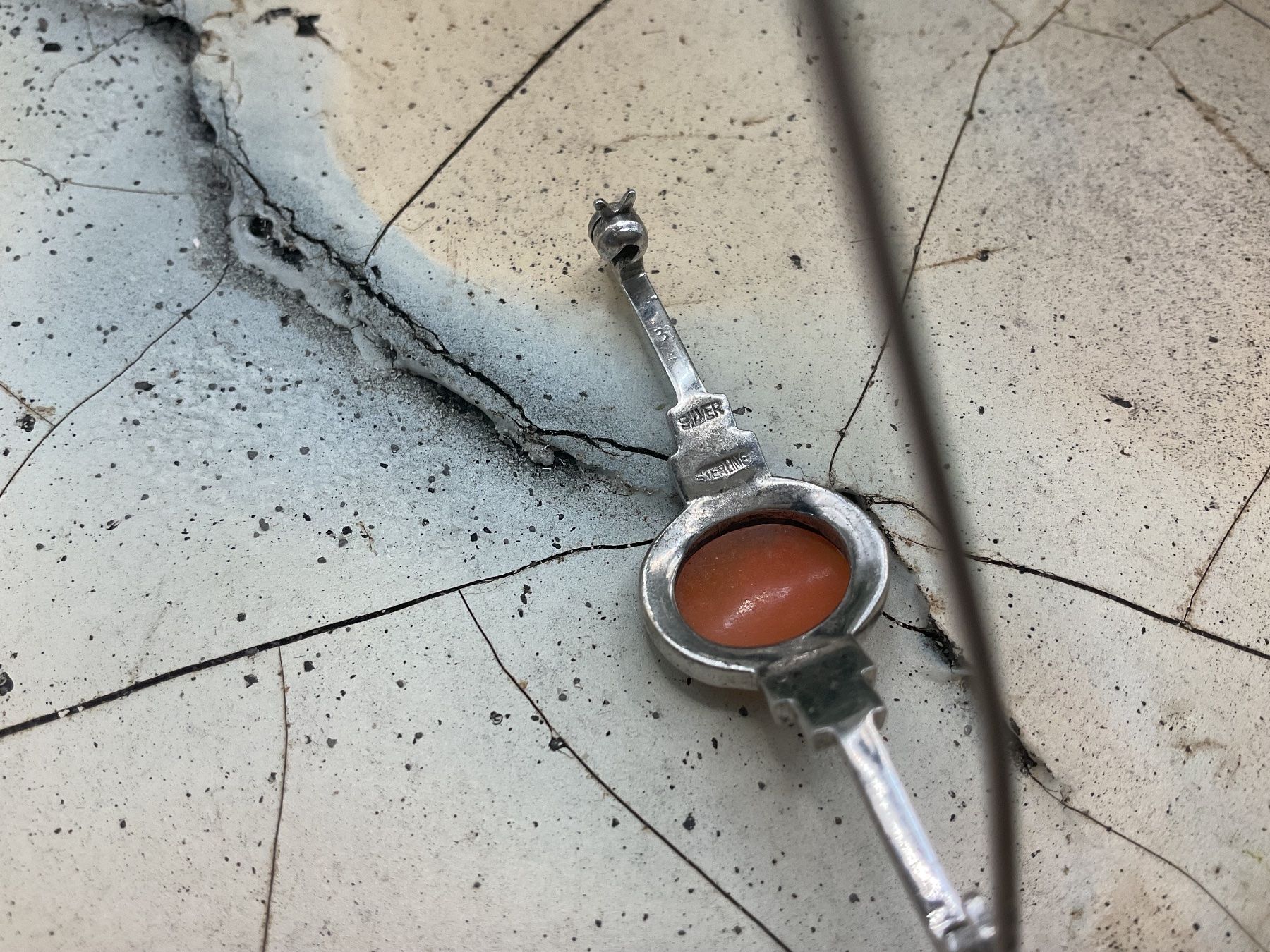 Spille & Fermagli: Antike Stabbrosche, Cameo und Markasiten Silber – Usato da Luzern venduto da S.Kern01 1
