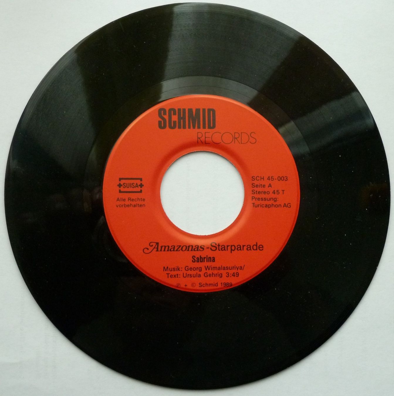 Dischi in vinile: Amazonas Starparade - Sabrina / Korsika – Usato da Kreuzlingen venduto da maj_bj2y