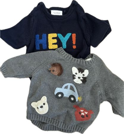 2er Set Baby Pullover Gr. 56