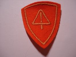 Spezialistenabzeichen Warnschild, Territorialdienst, Stoff