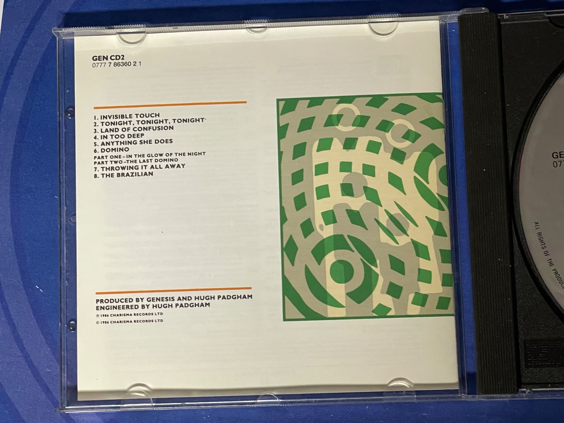 CDs: Genesis-Invisible Touch – Gebraucht aus Muri b. Bern von AdidasCollector 2