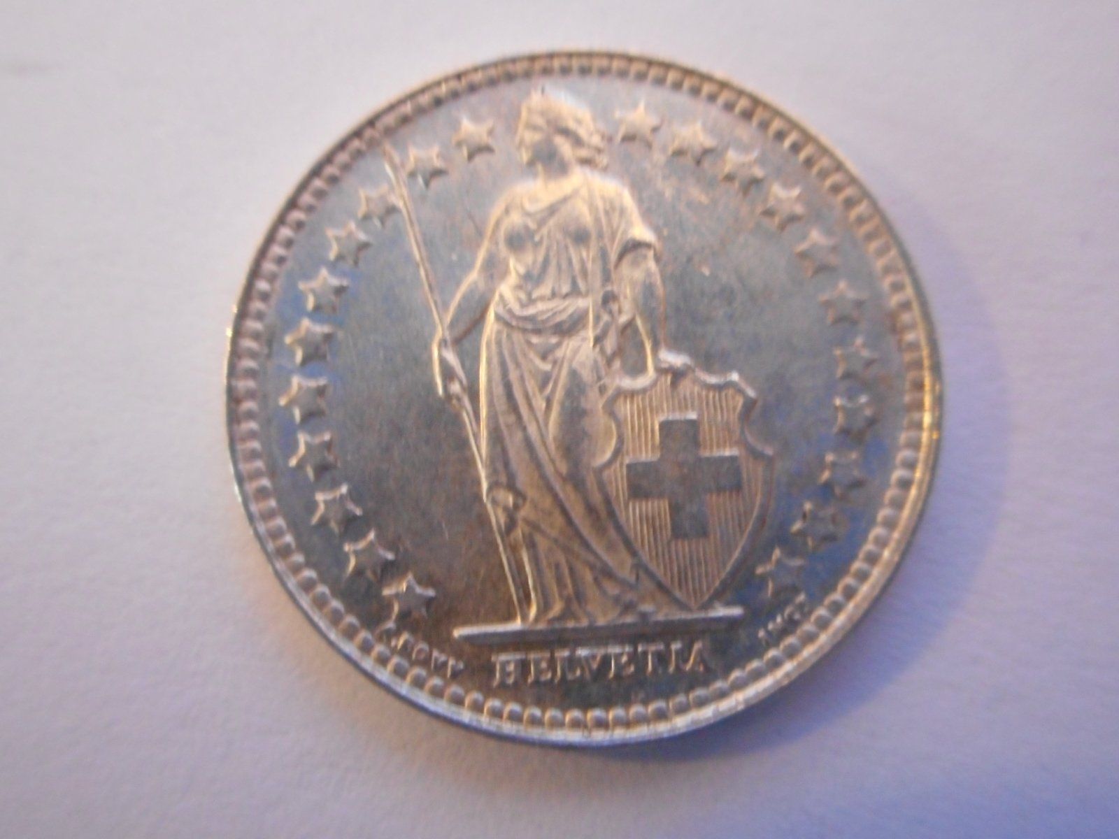 Tutti le monete: 50 Rp. 1952 silber  vorz – Usato da Kriegstetten venduto da pizlad2010 1