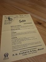 P.H.Stehelin&Cie.Basel Corbin Proschüre um 1940--1950