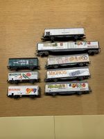 8 Migros Wagen,verschiedene,AC-Achsen,schöner Zustand,P2