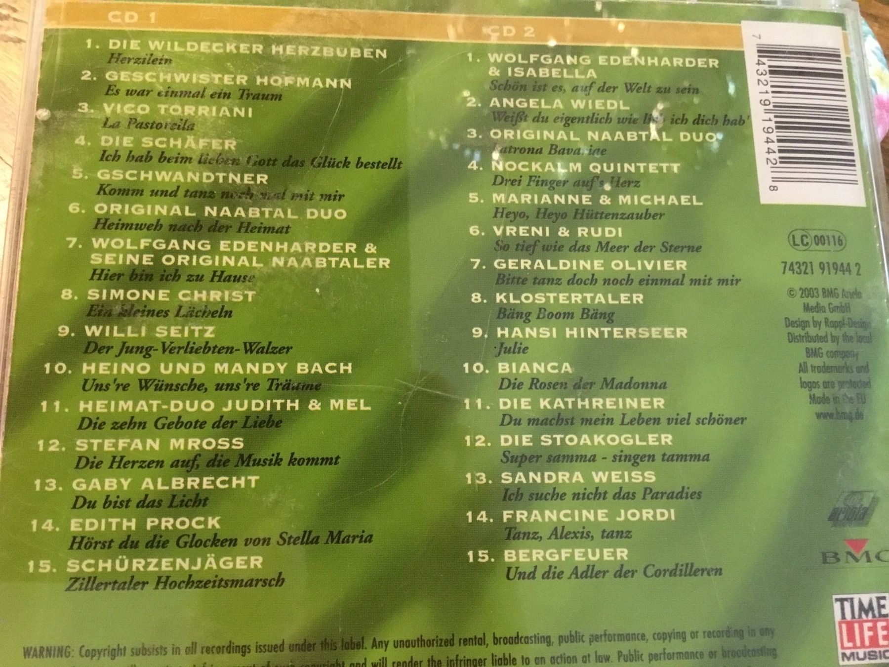 CD: Schlager  2 CD "Sternstunden des Schlagers" Top Zustand – Usato da Thierachern venduto da sweden08 1