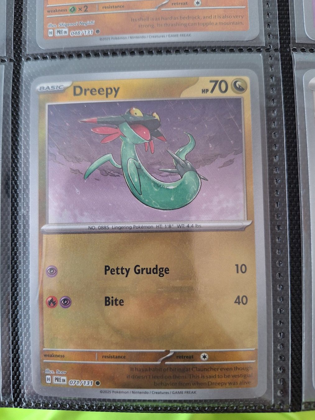 Pokémon Sammelbilder & Trading cards: Dreepy - Pokeball - Prismatic Evolution – Gebraucht aus Altstätten SG von GGsGameshop