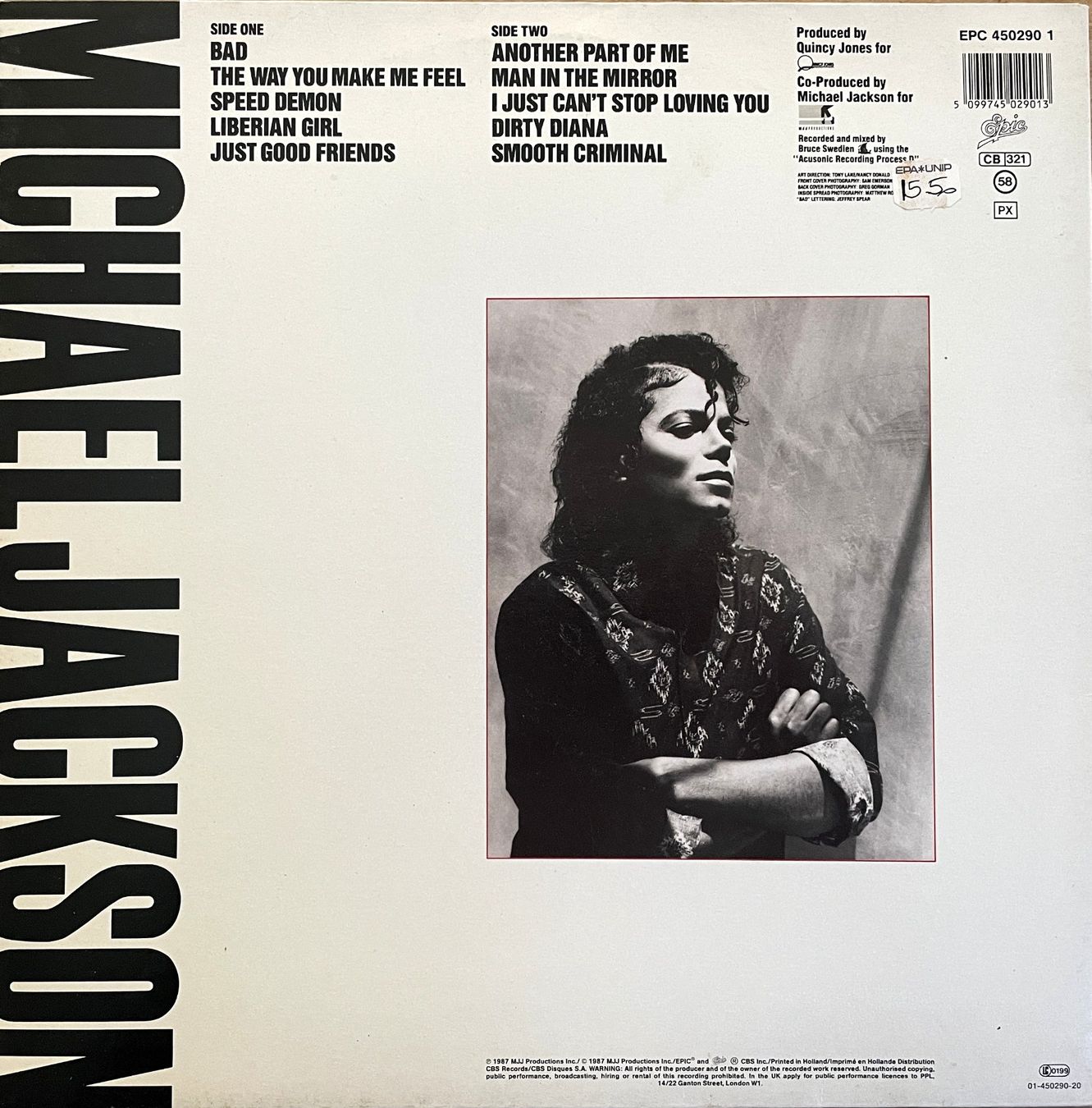 Dischi in vinile: Michael Jackson - Bad - Top Zustand – Usato da Savagnier venduto da Ne2065 1