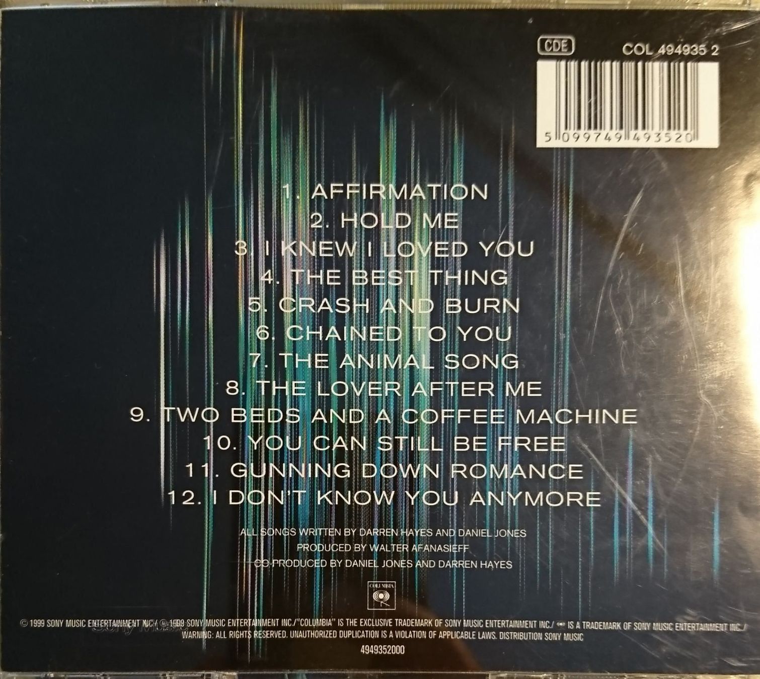 CDs: SAVAGE GARDEN Affirmation – D'occasion à Zürich par Raz88 1