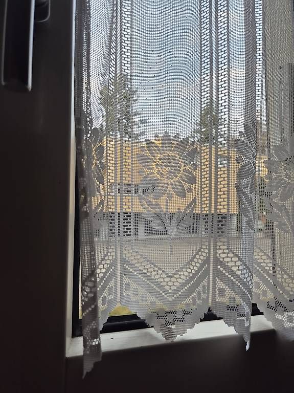 Tende: Zweiteiliger Vorhang mit Sonnenblumen – Usato da Heerbrugg venduto da v_s_88zb