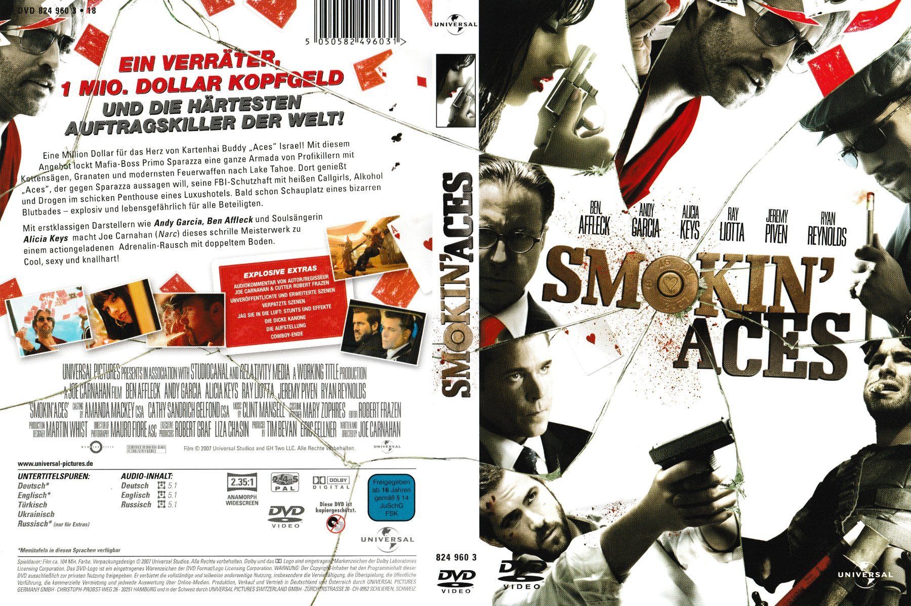 Tutti i DVDs: DVD - Smokin’ Aces – Usato da Langnau am Albis venduto da MediaRescuerKeLoX