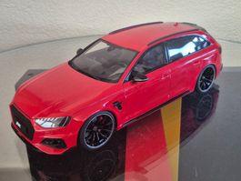 Audi RS4 ABT Avant Rouge 1:43 - Miniature numérotée  collect