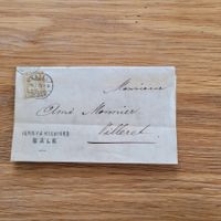 Brief Basel 1878 Jenny & Kiebiger Villeret Viandes Conservée
