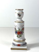 MEISSEN Kerzenständer Indisch Bunt Porzellan Goldrand 15.5cm