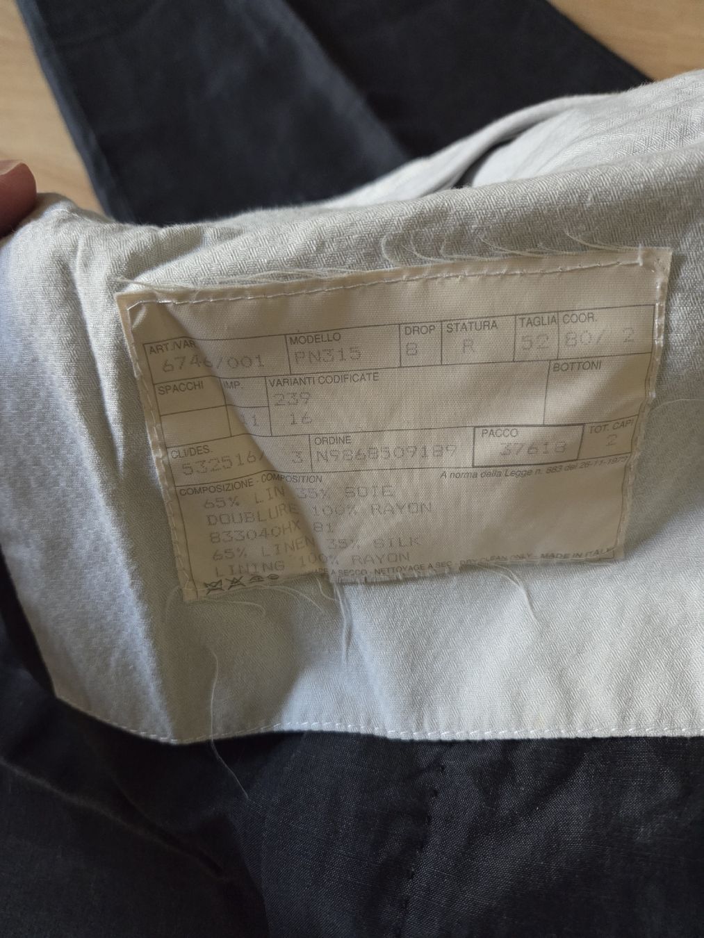 Pantaloni: pantalon Hermès en soie et lin – Usato da Biel/Bienne venduto da Totalkelly 4