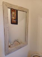 Vintage Spiegel mit Holzrahmen, Shabby Chic