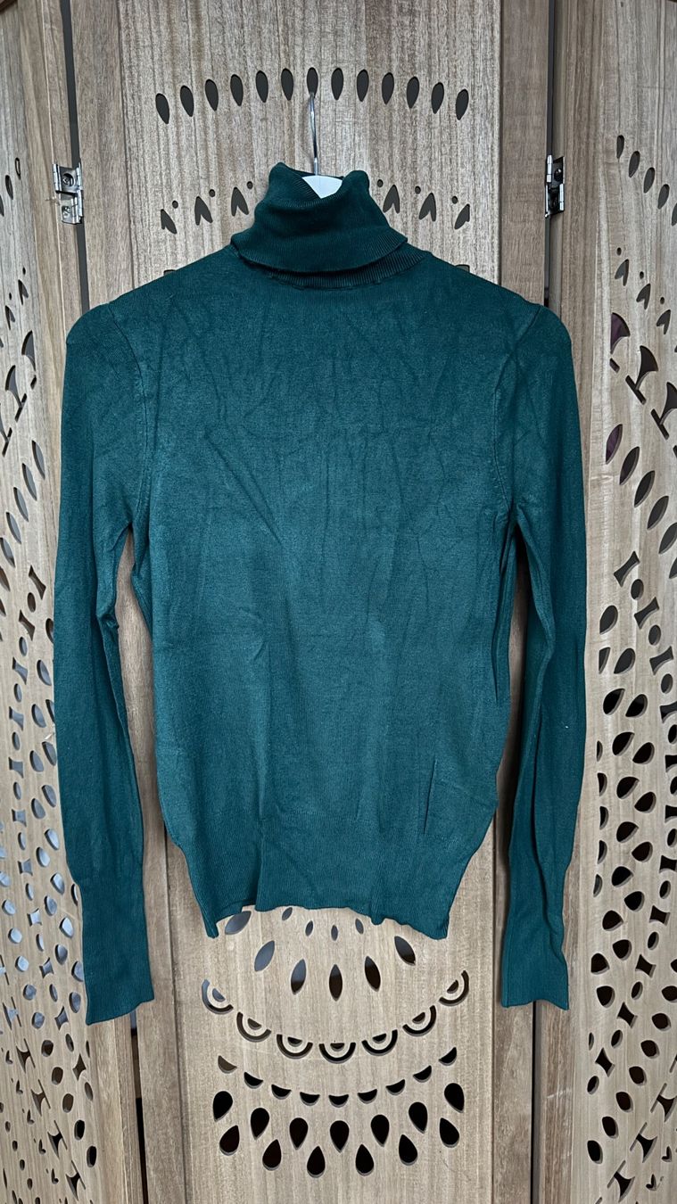 Only Maglioni & Felpe: Grüner Rollkragenpullover – Nuovo (secondo la descrizione) da Riedern venduto da leoni_m