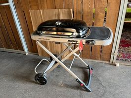 Gasgrill Weber Traveler schwarz gebraucht guter Zustand