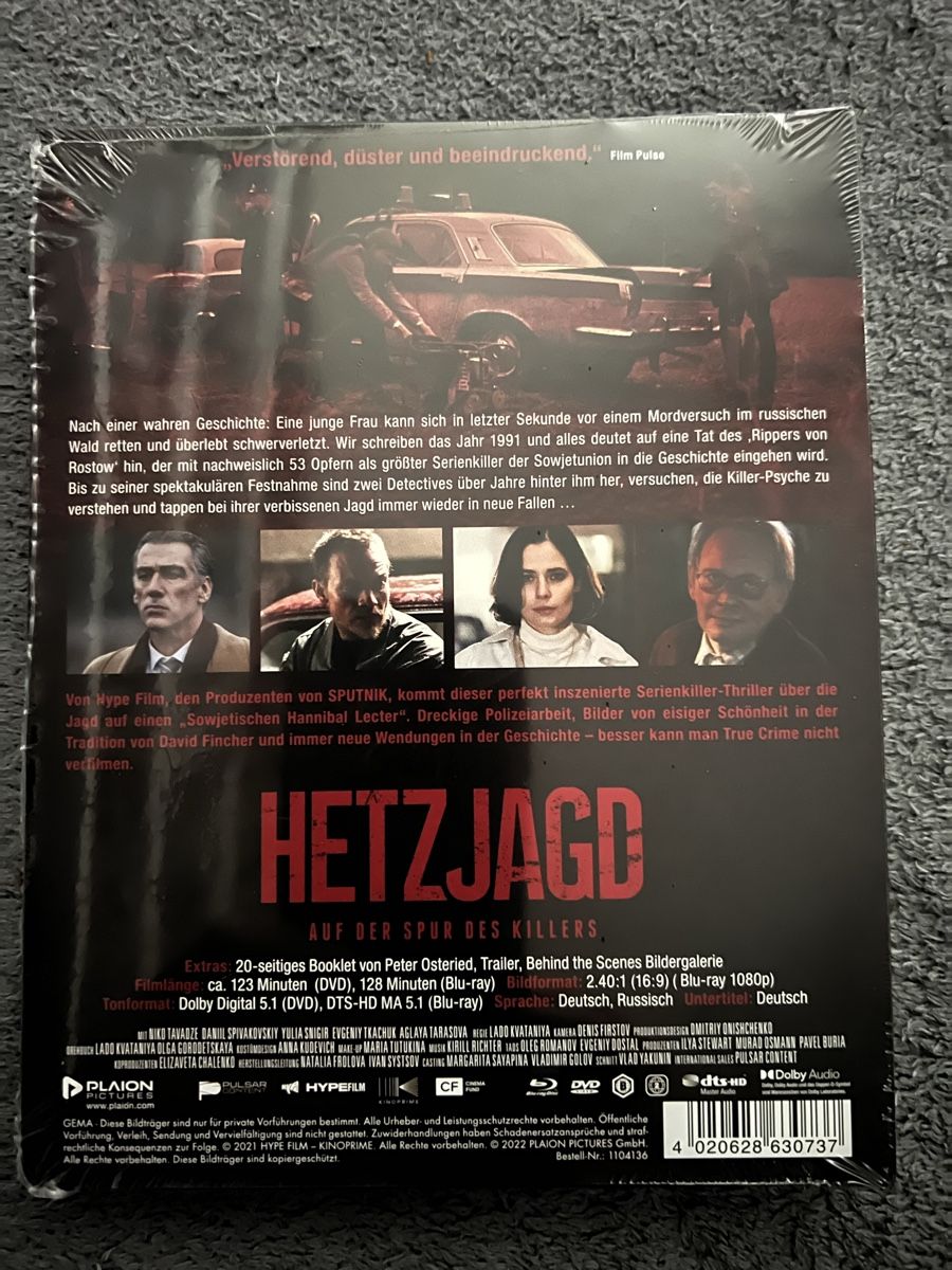 Tutti i DVDs: Hetzjagd auf der Spur des Killers, Mediabook – Nuovo e nell'imballaggio originale da Buckten venduto da Dominoluna 1