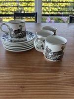 Villeroy & Boch Anjou Tassen mit Untertassen 4er Set
