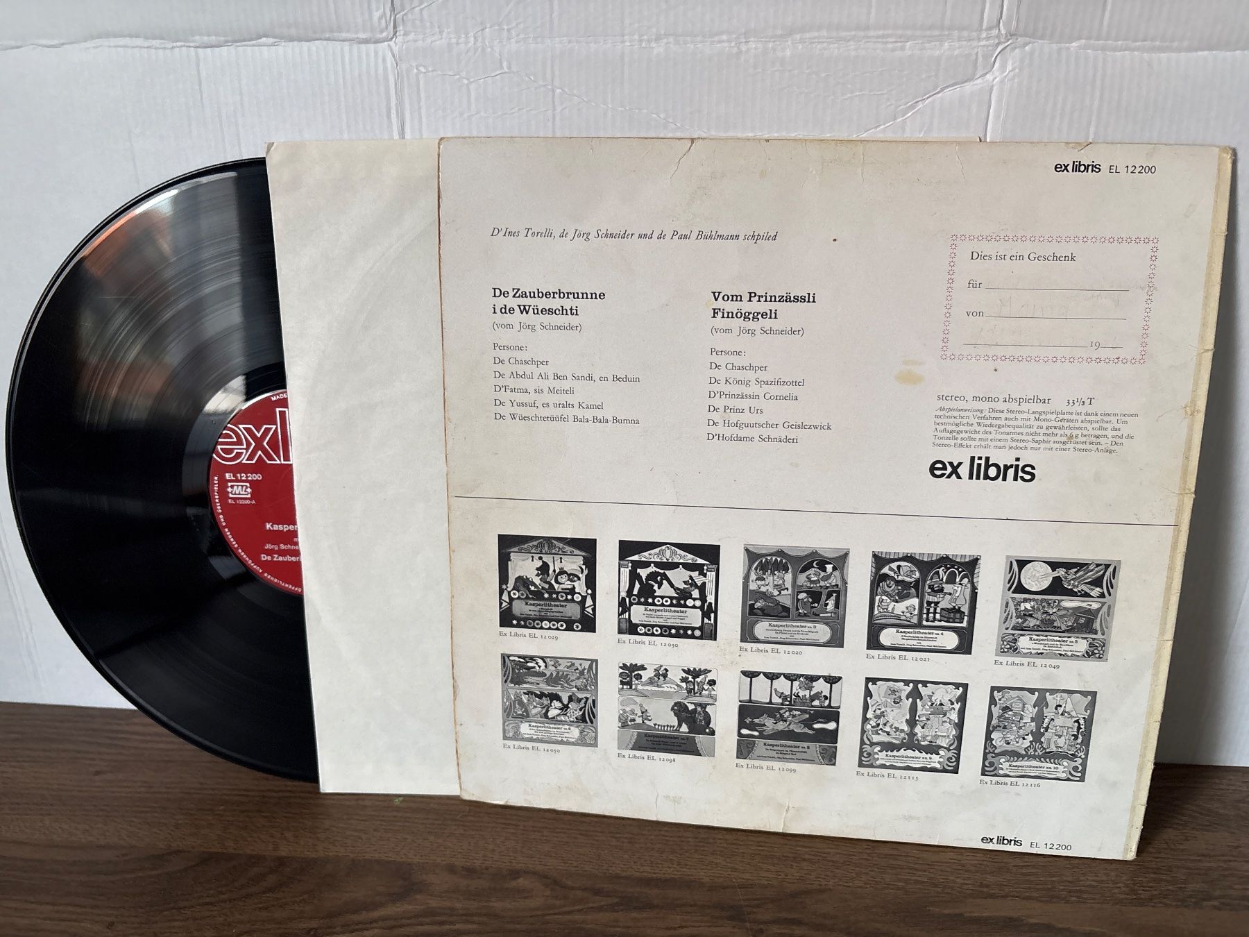 Dischi in vinile: Kasperlitheater Nr. 15 - Schallplatte - ExLibris - 1974 – Usato da Andwil SG venduto da Rainboli 1