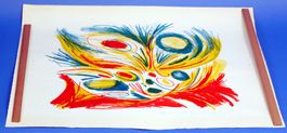 Kunstdruck 5/20 Astrid Keller-Fischer Signiert ca. 66x56 cm
