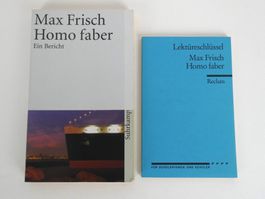 Homo Faber von Max Frisch Buch und Lektüreschlüssel