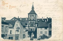 Liestal   BL   mit Salmenbrä Rheinfelden       um  1 9 0 1