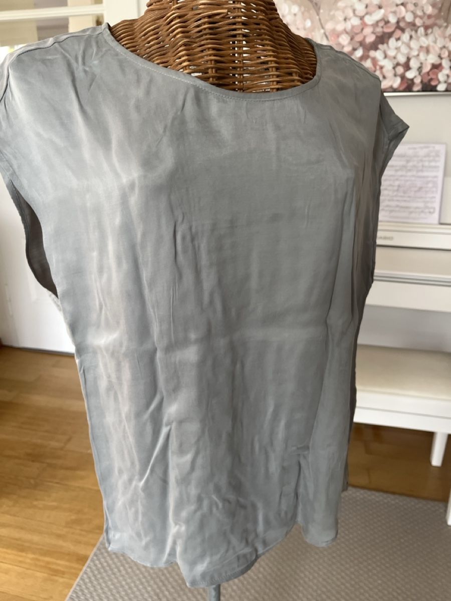 Tops: Top mit Spitze, grau-blau, Vaya, 36, neu – Gebraucht aus Solothurn von Bobesch08 4