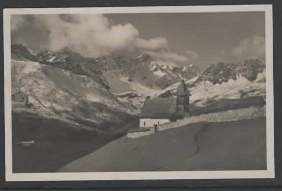 Ansichtskarten: INNER-AROSA BERGKIRCHLI    (K – Gebraucht aus Ruggell von Masescha