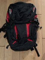 Stubai Bergrucksack, schwarz-rot