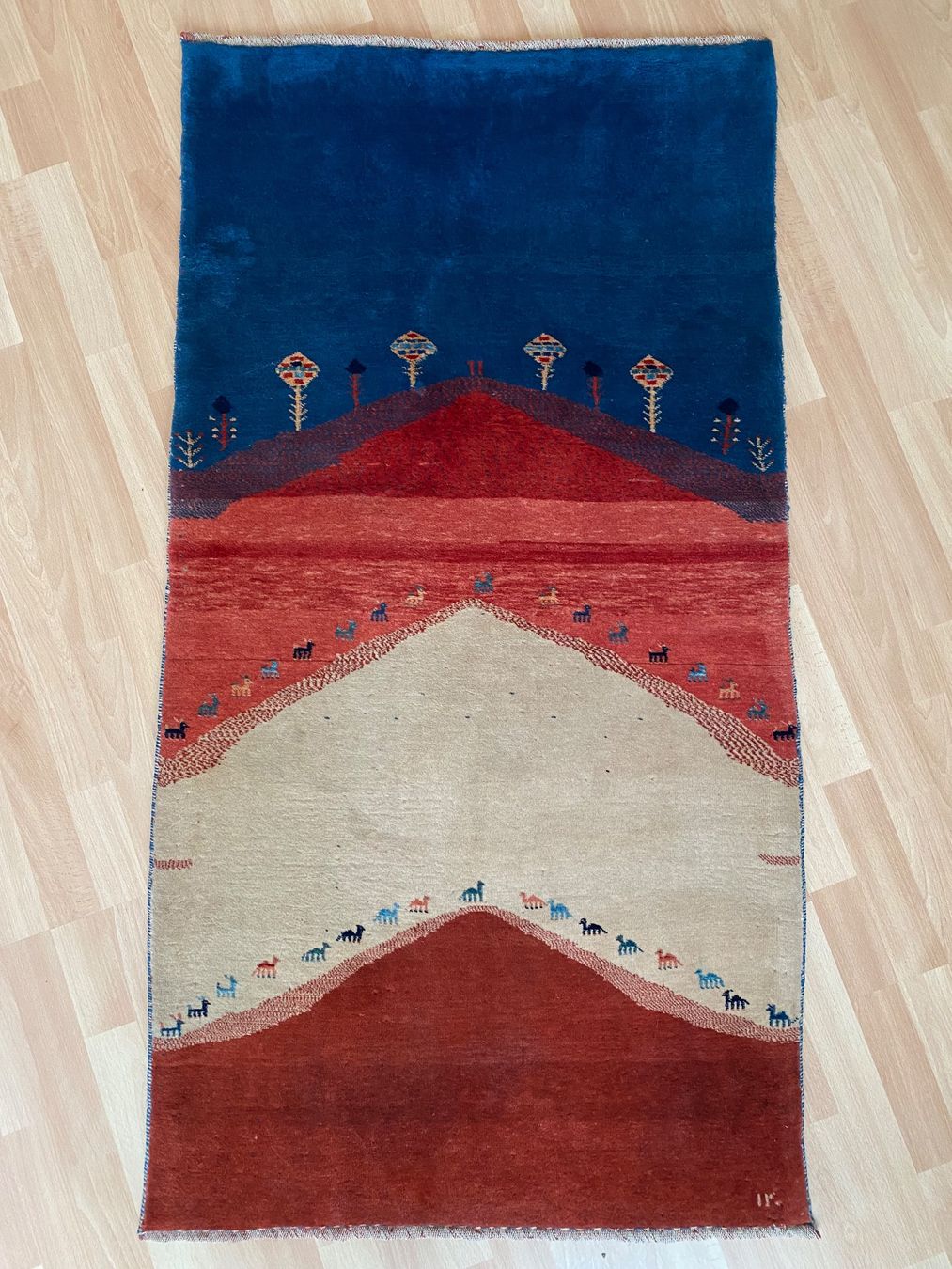 Gabbeh Teppiche: Gabbeh Kashkuli 150x80 – Gebraucht aus Zürich von Simodo 1