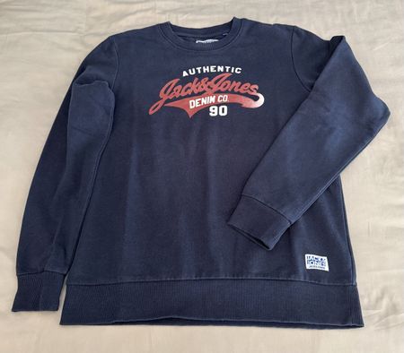 Jack & Jones Sweatshirt dunkelblau Grösse 164 