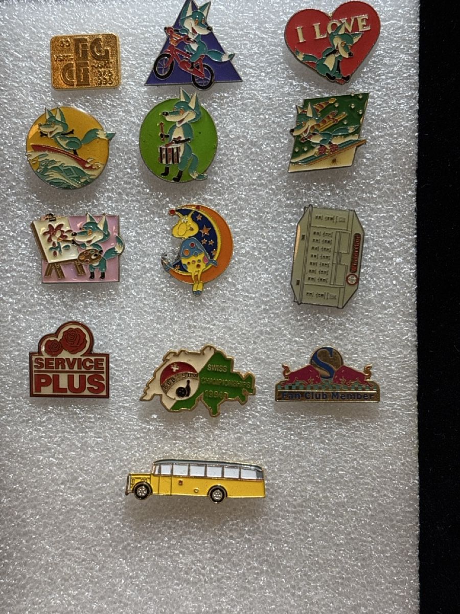 Placchette & Badge: Diverse pins Vintage – Usato da Matzingen venduto da Old-Shop 1