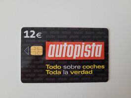 Telefonkarte Spanien "autopista"