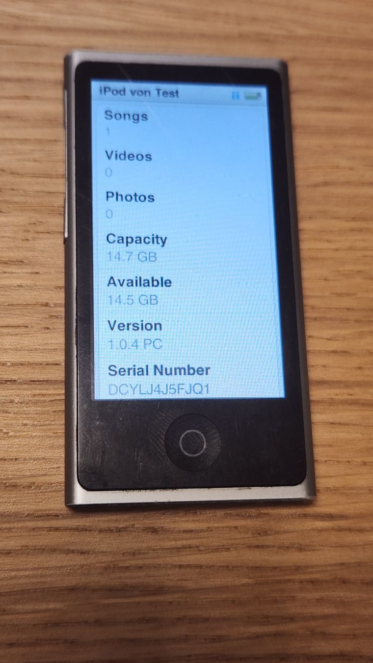 Apple Lettore multimediale portatile: iPod Nano 7th gen – Usato da Zollikofen venduto da lagavulin03 2